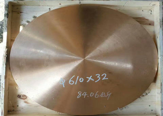 OEM Size Tungsten Metal Alloy WCu Tungsten Copper Alloy Disc Disk